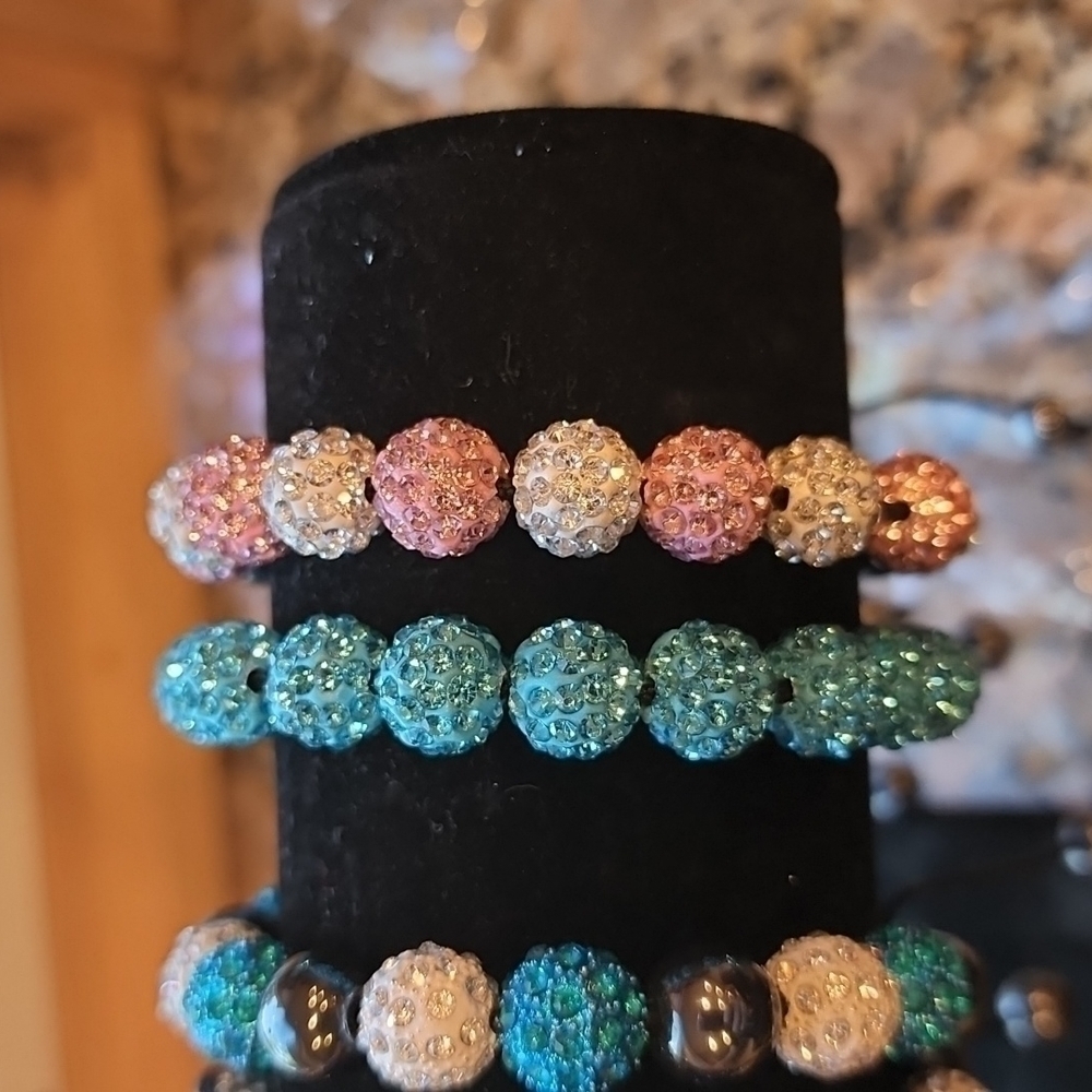 Jewelry Bundle of 5 Disco bracelets - Picture 2 of 5